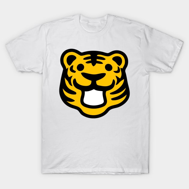 Tiger Face Emoticon T-Shirt by AnotherOne